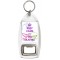 Keep Calm and Go Skating - Bottle Opener Keyring