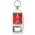 Keep Calm and Love England - Bottle Opener Keyring