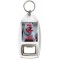 Keep Calm and Love Staffies - Bottle Opener Keyring