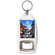 Keep Calm and Love Dublin - Bottle Opener Keyring
