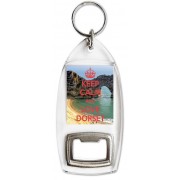 Keep Calm and Love Dorset - Bottle Opener Keyring