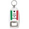 Keep Calm I'm Italian - Bottle Opener Keyring