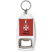 Love Malta - Bottle Opener Keyring