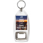 Keep Calm and Love New York - Bottle Opener Keyring