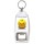 A smile is the prettiest thing you can wear - Bottle Opener Keyring
