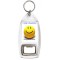 A smile is the prettiest thing you can wear - Bottle Opener Keyring