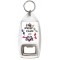 Keep Calm and Buy Shoes - Bottle Opener Keyring