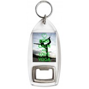 Keep Calm and Love Yoga - Bottle Opener Keyring
