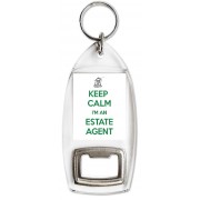 Keep Calm I'm an Estate Agent - Bottle Opener Keyring