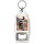 Keep Calm and Love Cats - Bottle Opener Keyring