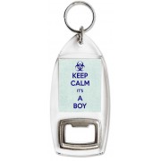 Keep Calm It's a Boy - Bottle Opener Keyring