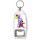 Keep Calm and Love a Clown - Bottle Opener Keyring