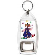 Keep Calm and Clown On - Bottle Opener Keyring