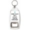 Keep Calm I'm a Community Centre Manager - Bottle Opener Keyring