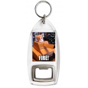 Fire! - Bottle Opener Keyring