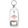I Drink Therefore I Am - Bottle Opener Keyring