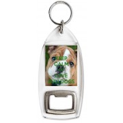 Keep Calm and Love Bulldogs - Bottle Opener Keyring