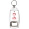 Keep Calm and Love Goats - Bottle Opener Keyring