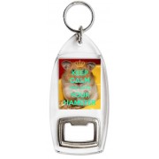 Keep Calm and Love Your Hamster - Bottle Opener Keyring