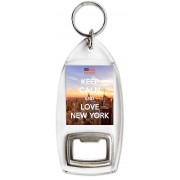 Keep Calm and Love New York - Bottle Opener Keyring
