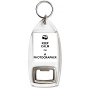 Keep Calm I'm a Photographer - Bottle Opener Keyring