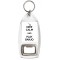 Keep Calm and Play Banjo - Bottle Opener Keyring