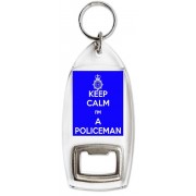 Keep Calm I'm a Policeman - Bottle Opener Keyring