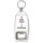 Keep Calm I'm a Postman - Bottle Opener Keyring