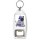 Keep Calm and Love a Pug - Bottle Opener Keyring