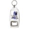 Keep Calm and Love a Pug - Bottle Opener Keyring