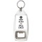 Keep Clam and Spell Check - Bottle Opener Keyring