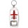 Keep Calm and Support England - Bottle Opener Keyring