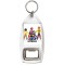 Keep Calm I'm a Social Worker - Bottle Opener Keyring