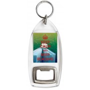 Keep Calm and Keep Reading - Bottle Opener Keyring