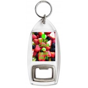 Keep Calm and Love Fruit - Bottle Opener Keyring