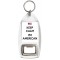 Keep Calm I'm American - Bottle Opener Keyring