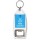 Oh Look It's Wine O'Clock - Bottle Opener Keyring