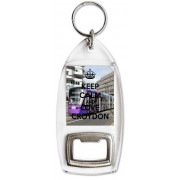 Keep Calm and Love Croydon - Bottle Opener Keyring