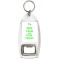 Keep Calm and Love Frogs - Bottle Opener Keyring