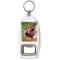 Keep Calm and Love Badgers - Bottle Opener Keyring