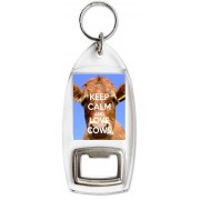 Keep Calm and Love Cows - Bottle Opener Keyring