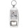 Keep Calm and Love Skiing - Bottle Opener Keyring