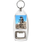 Keep Calm and Love Leeds - Bottle Opener Keyring