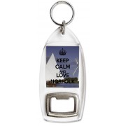 Keep Calm and Love Norfolk - Bottle Opener Keyring