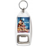 Keep Calm and Have Yourself a Merry Christmas - Bottle Opener Keyring