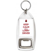 Keep Calm I'm a Lorry Driver - Bottle Opener Keyring