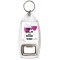 Keep Calm and Drink Wine - Bottle Opener Keyring