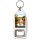 Keep Calm and Love Horses - Bottle Opener Keyring