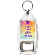 Keep Calm and Love Horley - Bottle Opener Keyring