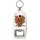 Keep Calm and Love Jelly Beans - Bottle Opener Keyring